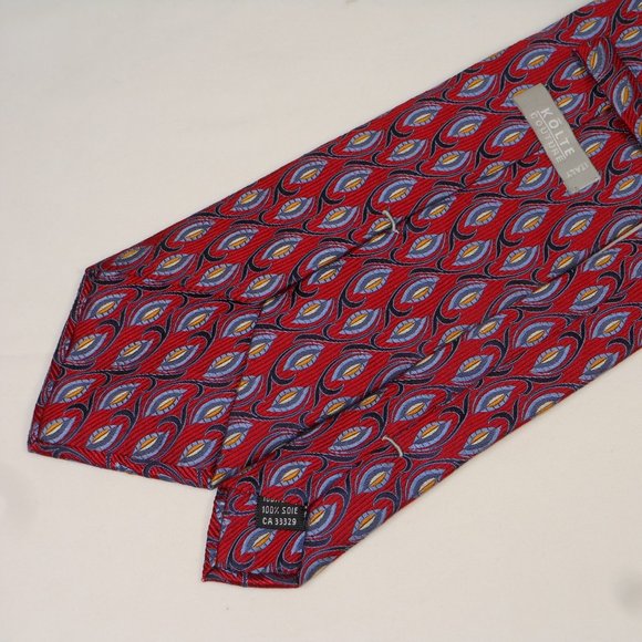 Collection of 5 Italian made brand name silk ties - Picture 3 of 11